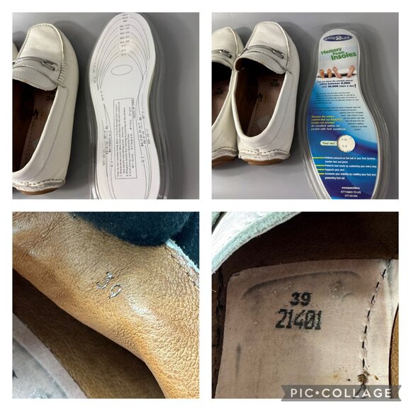 Moschino White Driver Loafers, Size 39 main image 16